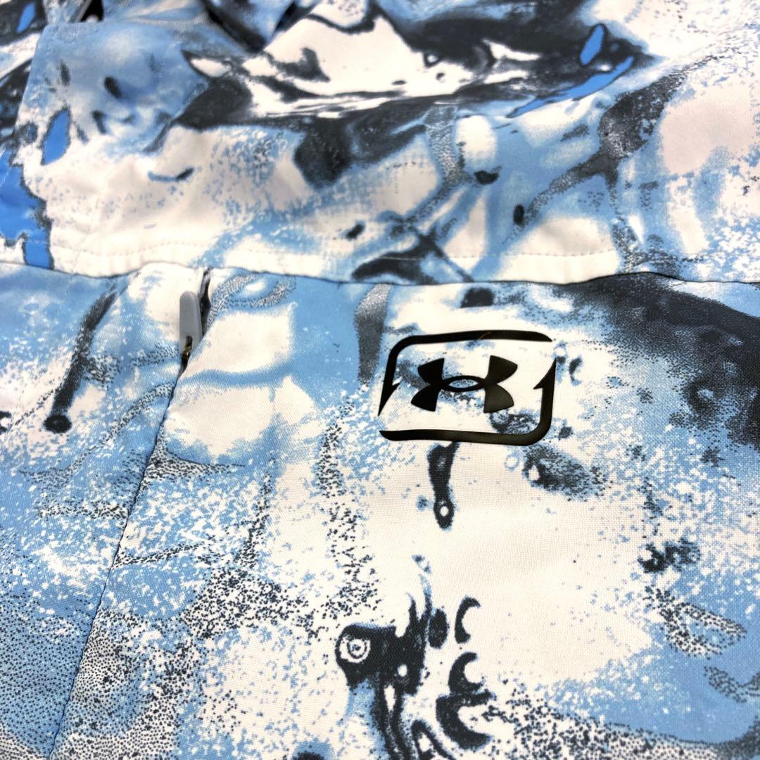 【美品】アンダーアーマー UNDER ARMOUR ポロシャツ Lメンズ グレー