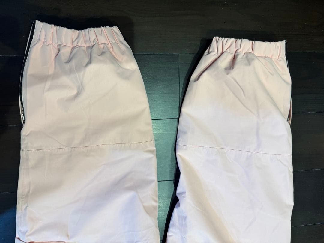 スキー スノボ ウェア ピンク 上下 2XL