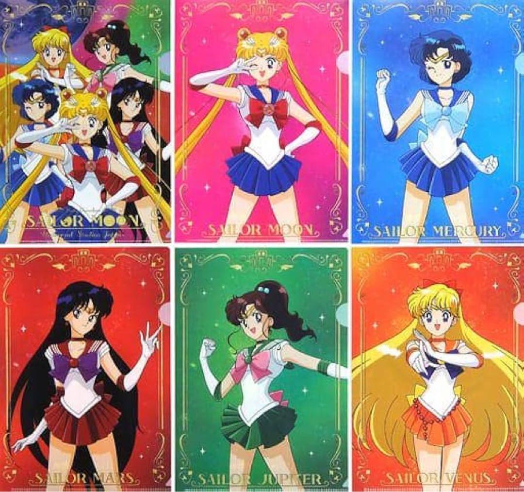 USJ限定 セーラームーン クリアファイル6枚セット