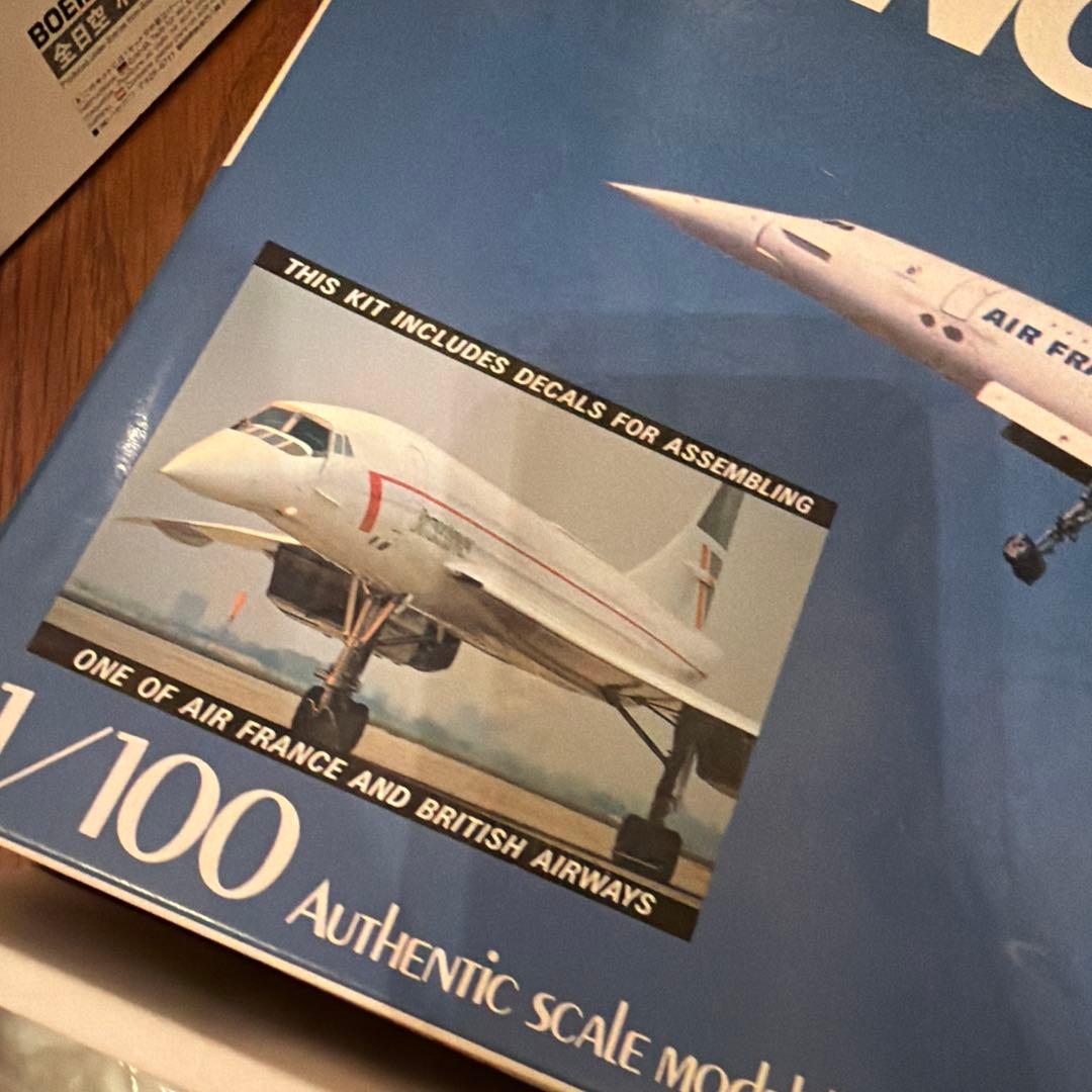 CONCORDE 1/100 組み立て式モデルキット　コンコルド