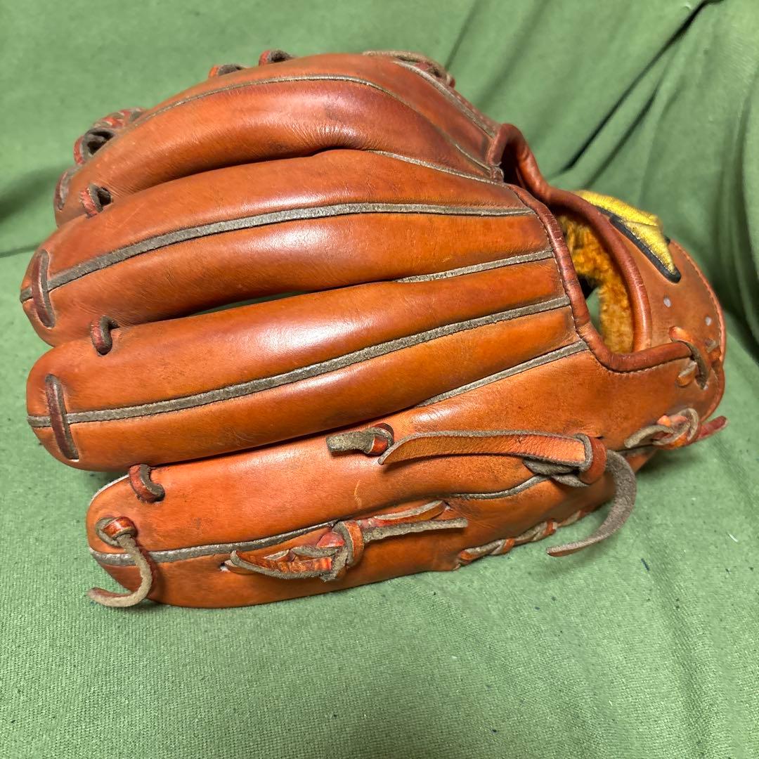 Mizuno Pro 硬式グローブ オレンジ 菊池涼介モデル