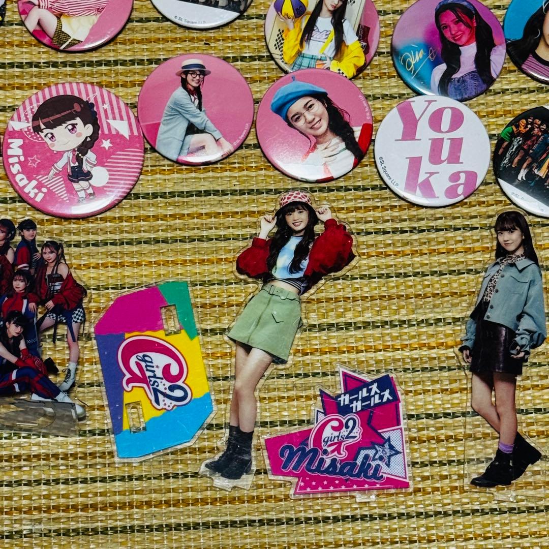 Girls2 ガールズガールズ 缶バッジ アクリルスタンド 等 セット c