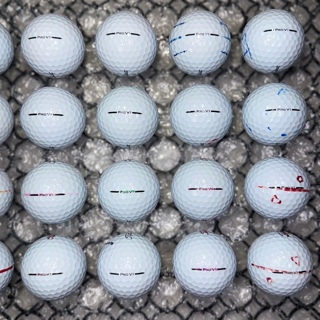 ロストボール タイトリスト pro v1 20球 Sランク 49 おまけtee付