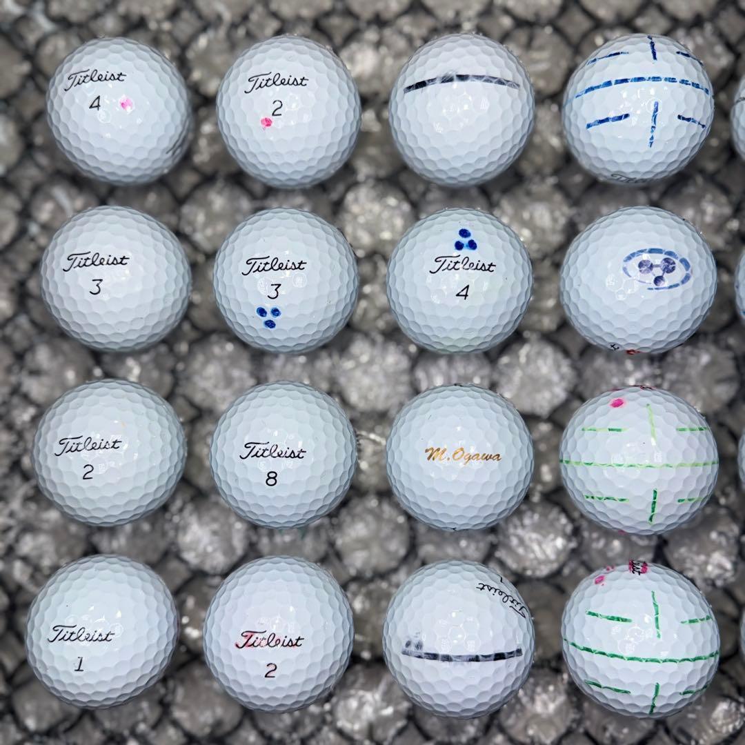 ロストボール タイトリスト pro v1 20球 Sランク 49 おまけtee付