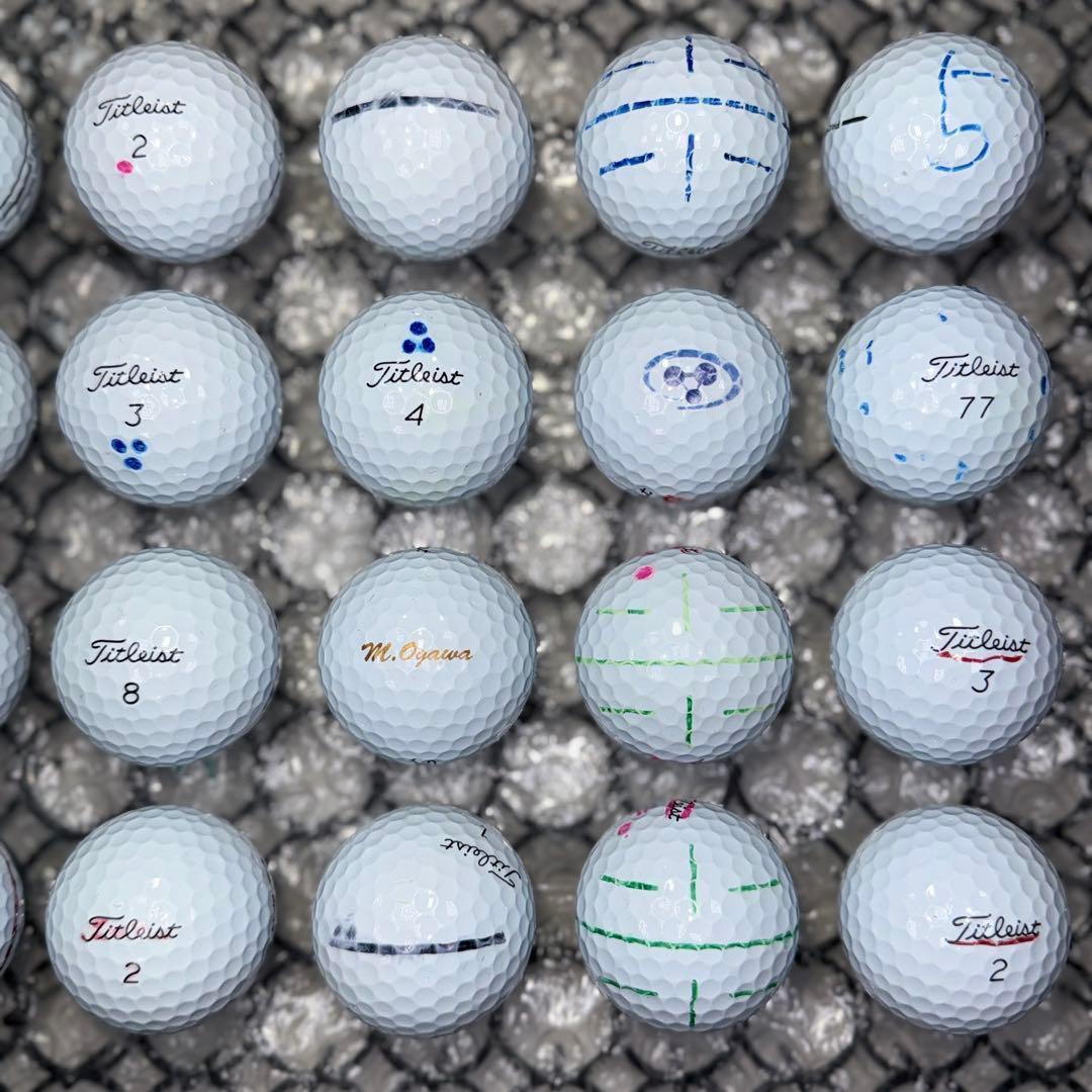 ロストボール タイトリスト pro v1 20球 Sランク 49 おまけtee付