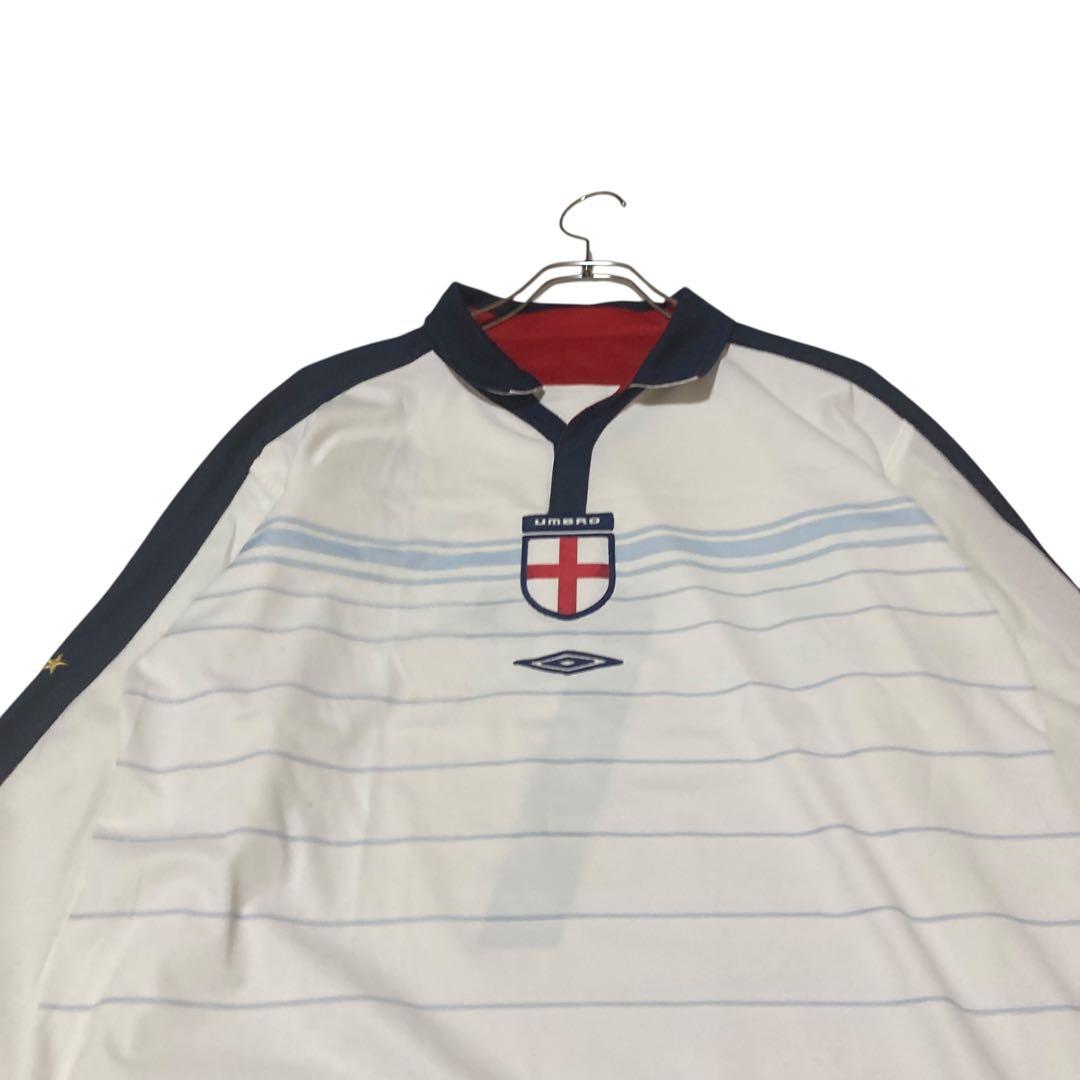 【希少】UMBRO イングランド代表 ベッカム リバーシブル ゲームシャツ L