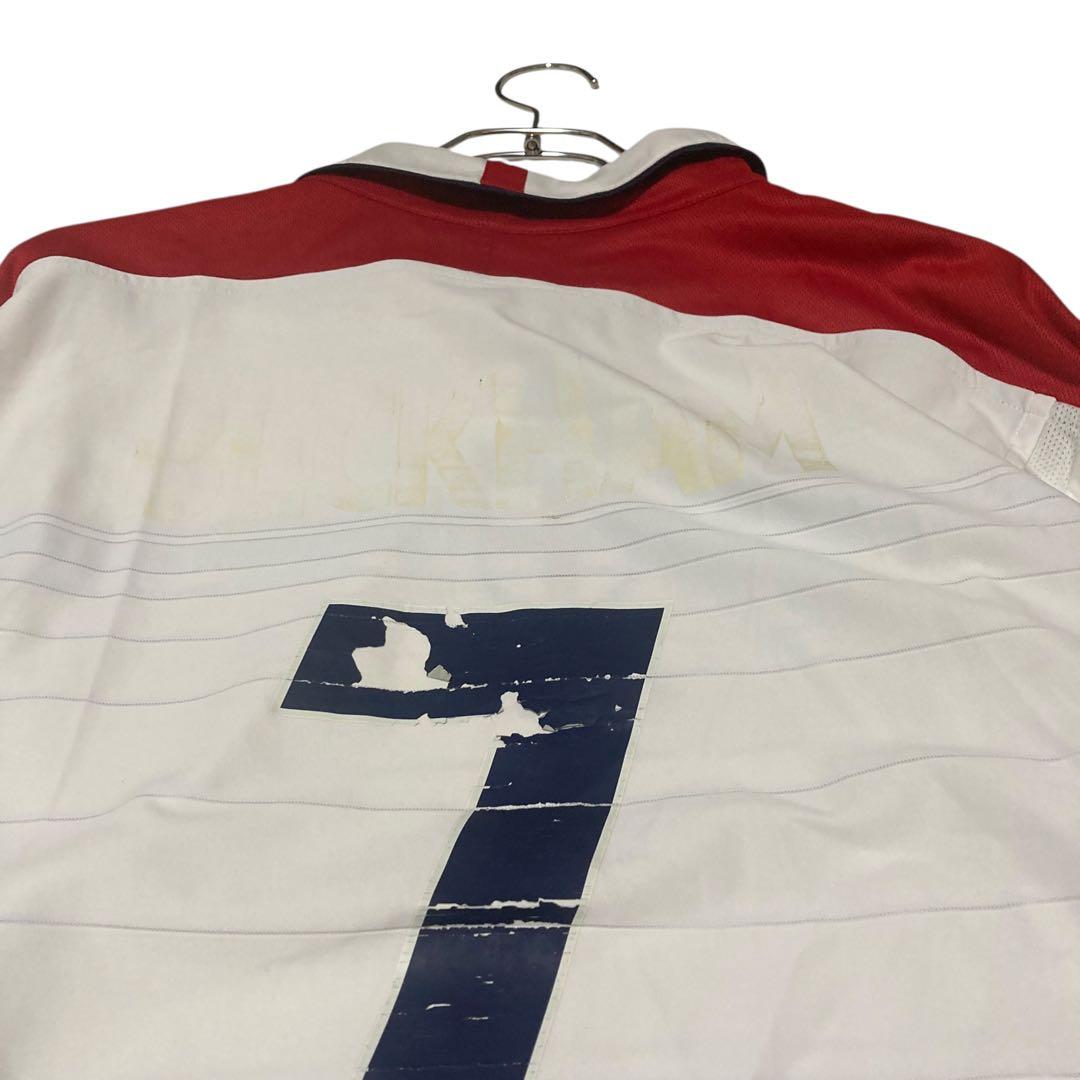 【希少】UMBRO イングランド代表 ベッカム リバーシブル ゲームシャツ L