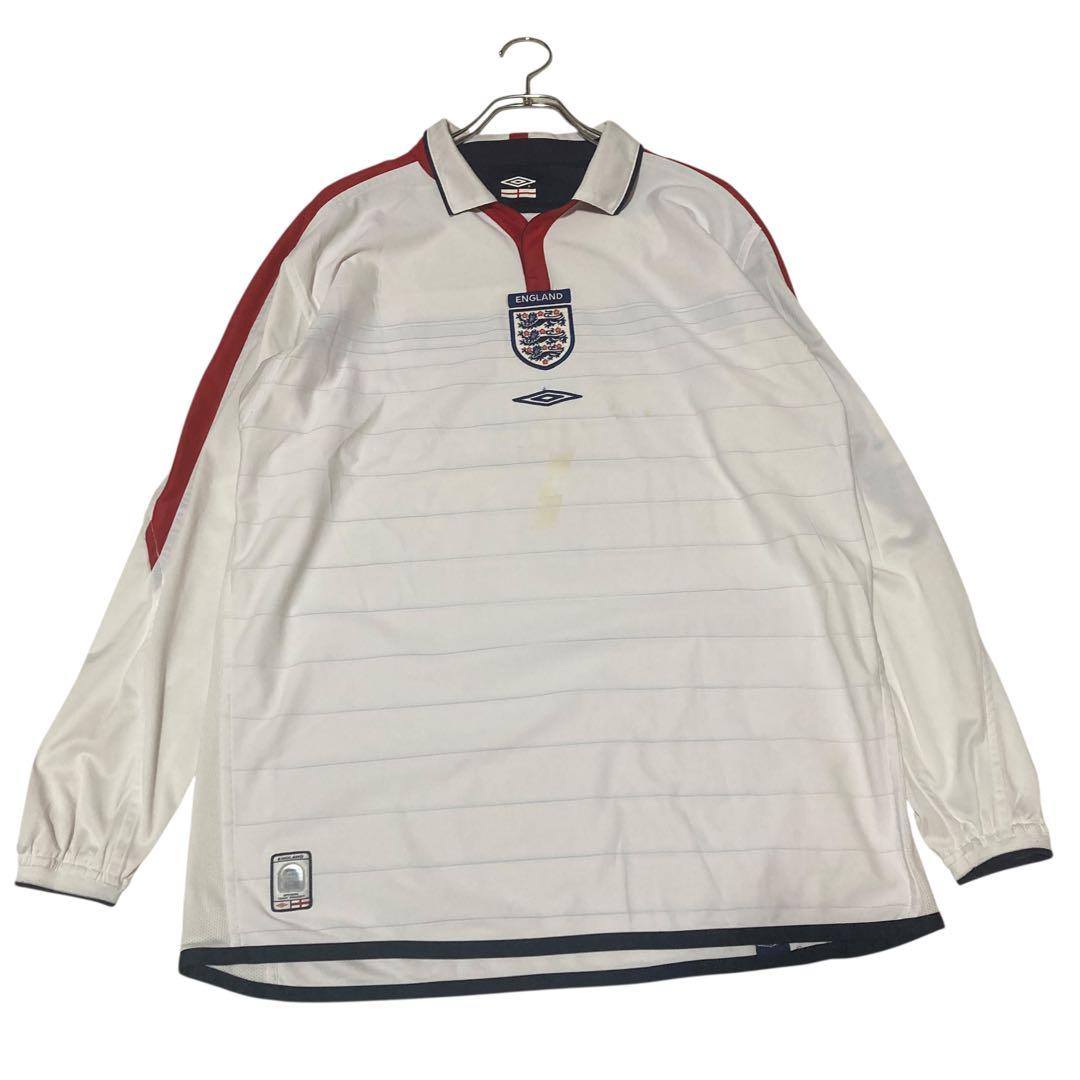 【希少】UMBRO イングランド代表 ベッカム リバーシブル ゲームシャツ L