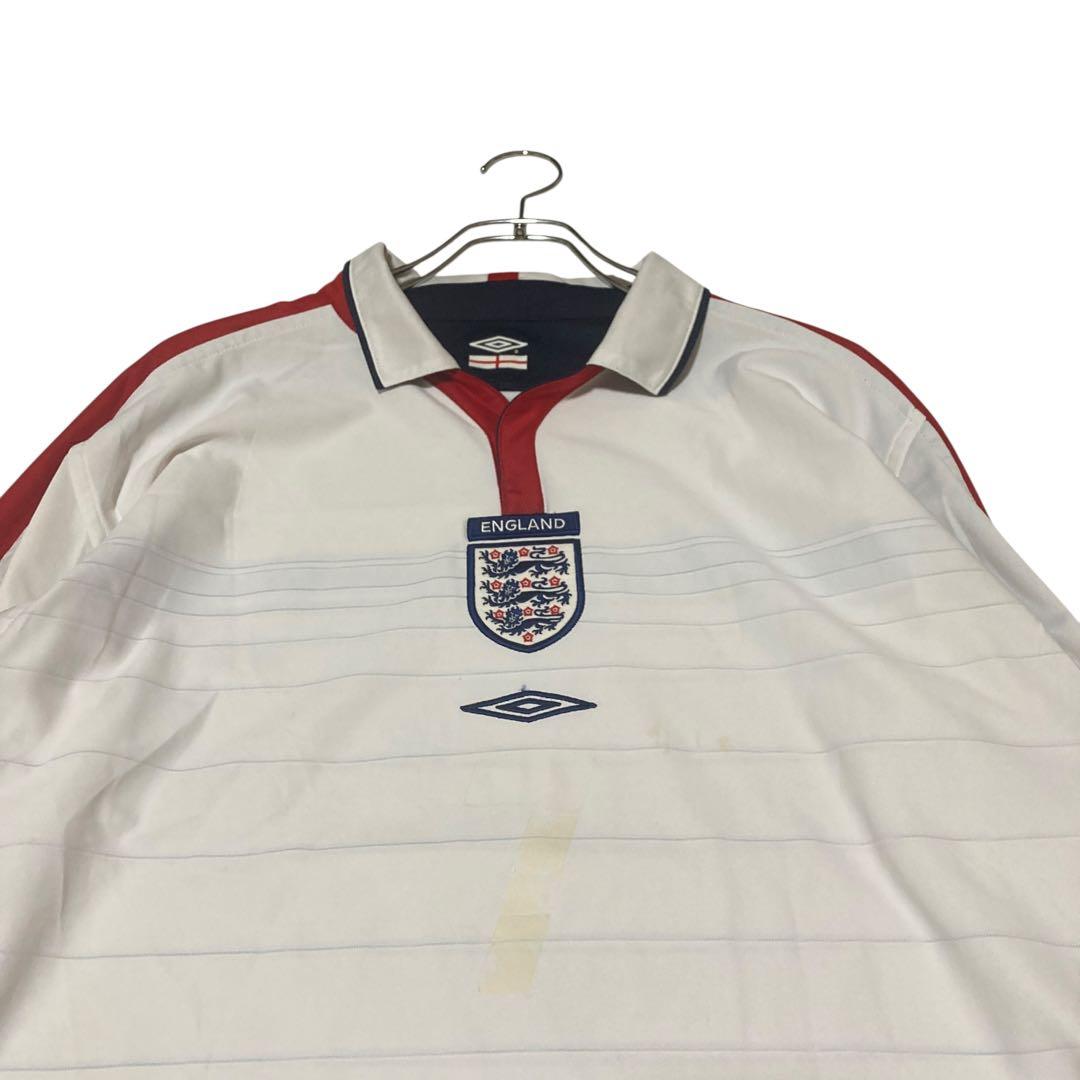 【希少】UMBRO イングランド代表 ベッカム リバーシブル ゲームシャツ L