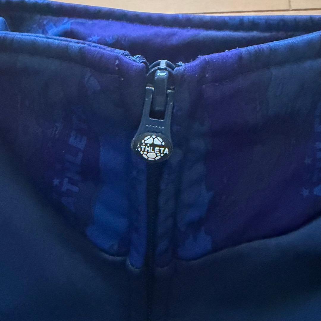 極美品 ATHLETA アスレタ ジャージ 上下セット カモフラ柄 ネイビー M