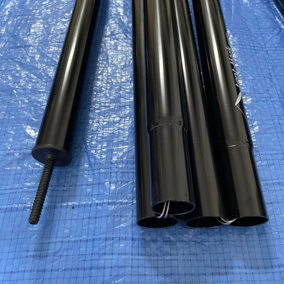 テンマクデザイン 純正スチールポール 286cm 2本セット【DODバッグ付】