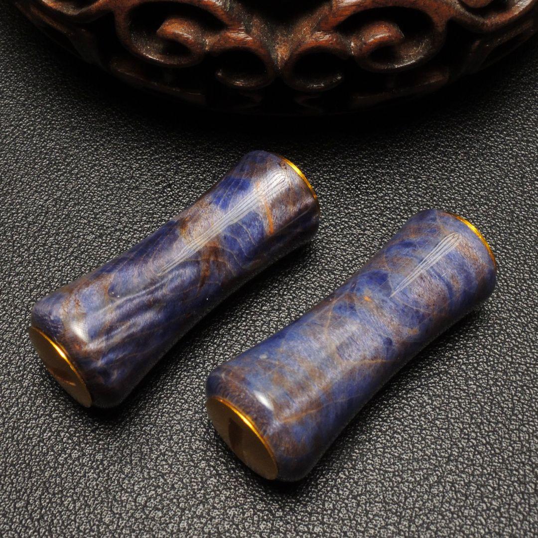 スタビライズドウッドノブ ハンドルノブ 2個 （wisteria）