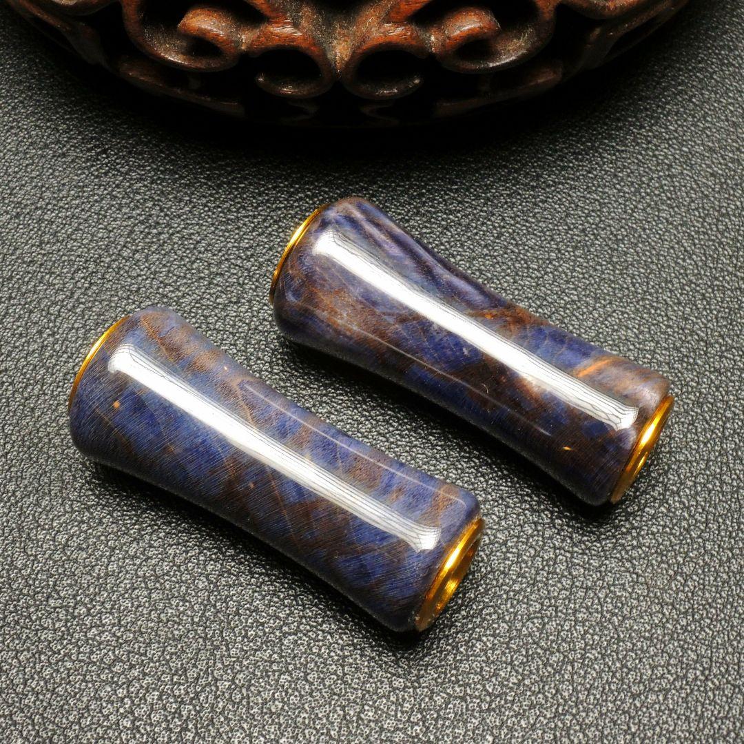 スタビライズドウッドノブ ハンドルノブ 2個 （wisteria）