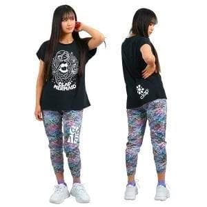 clap クラップ　マ―メイドクロップドパンツ ワイバックショ―ト2点セット
