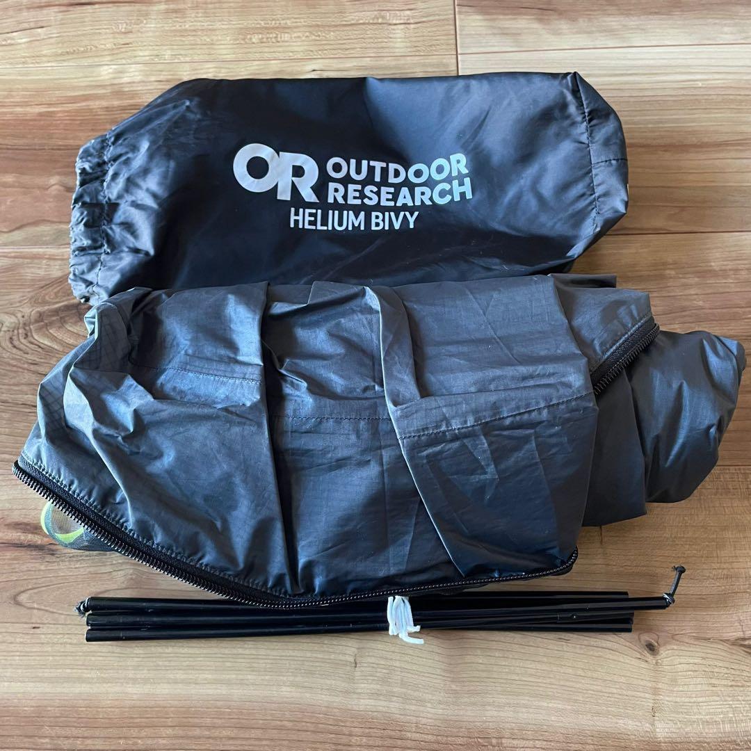 アウトドアリサーチ ヘリウムビビー グレーHelium Bivy ビビィサック