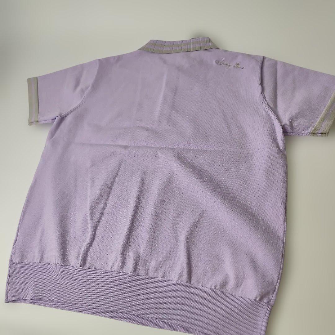 半額！※新品未使用タグ付き※HERG１プリーツ衿ニットポロ