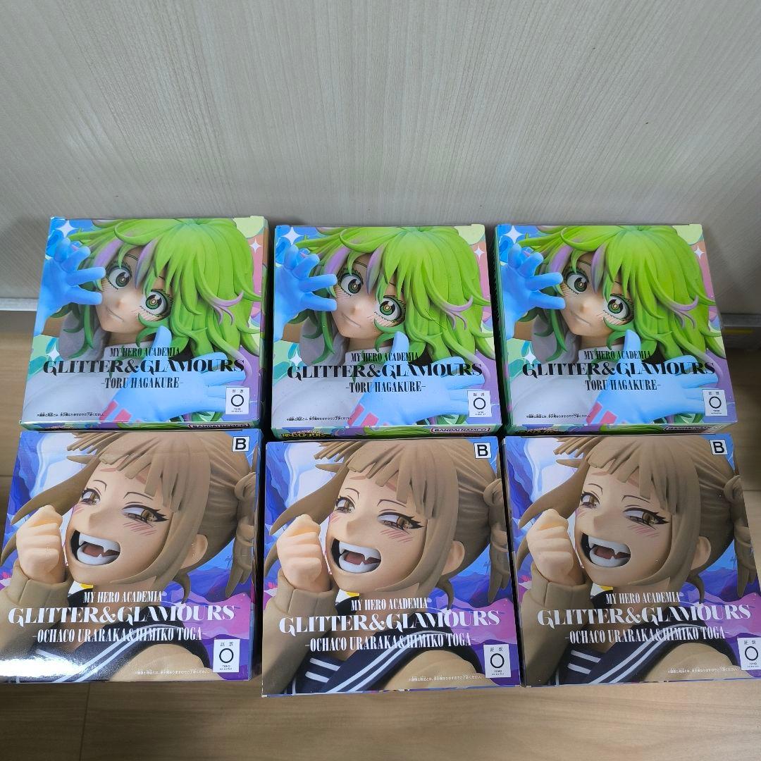 僕のヒーローアカデミアGLITTER & GLAMOURS 葉隠&トガ6体セット