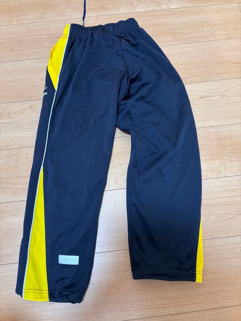 リベルタ Mizuno ジャージ上下セット イエロー/ネイビー