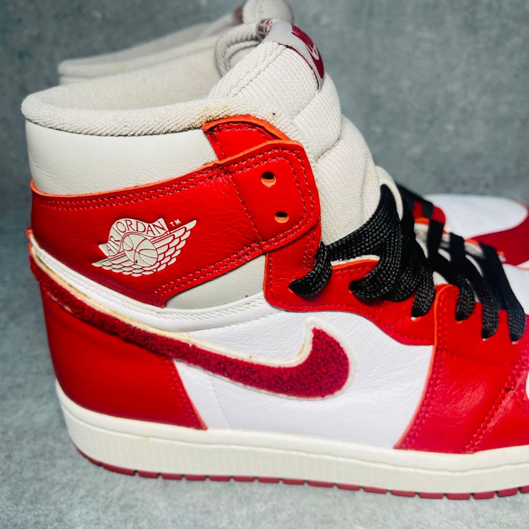 【美品✨】NIKE ナイキ エアジョーダン1 ハイ OG バーシティレッド