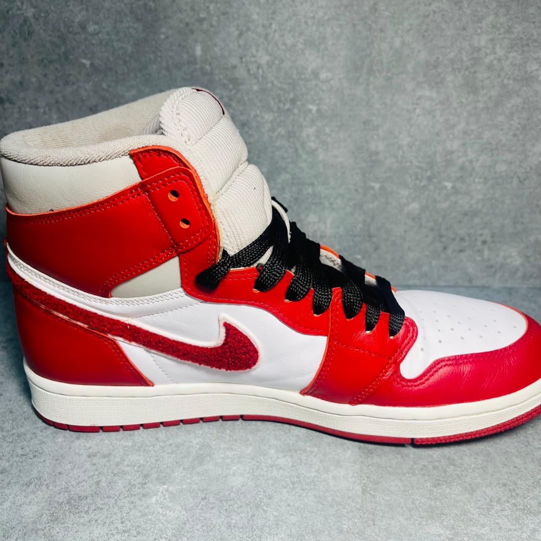 【美品✨】NIKE ナイキ エアジョーダン1 ハイ OG バーシティレッド