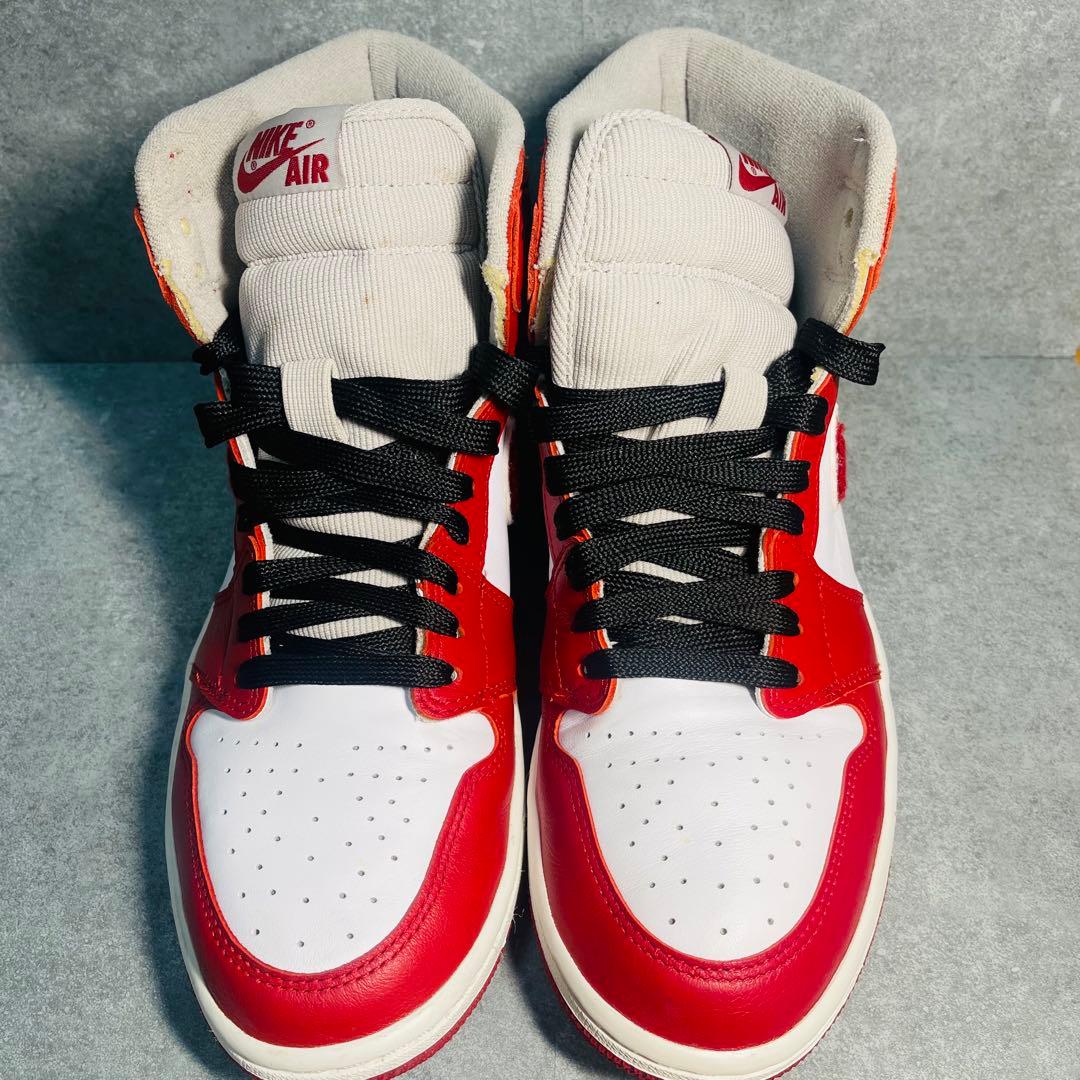 【美品✨】NIKE ナイキ エアジョーダン1 ハイ OG バーシティレッド