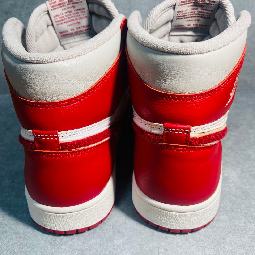 【美品✨】NIKE ナイキ エアジョーダン1 ハイ OG バーシティレッド