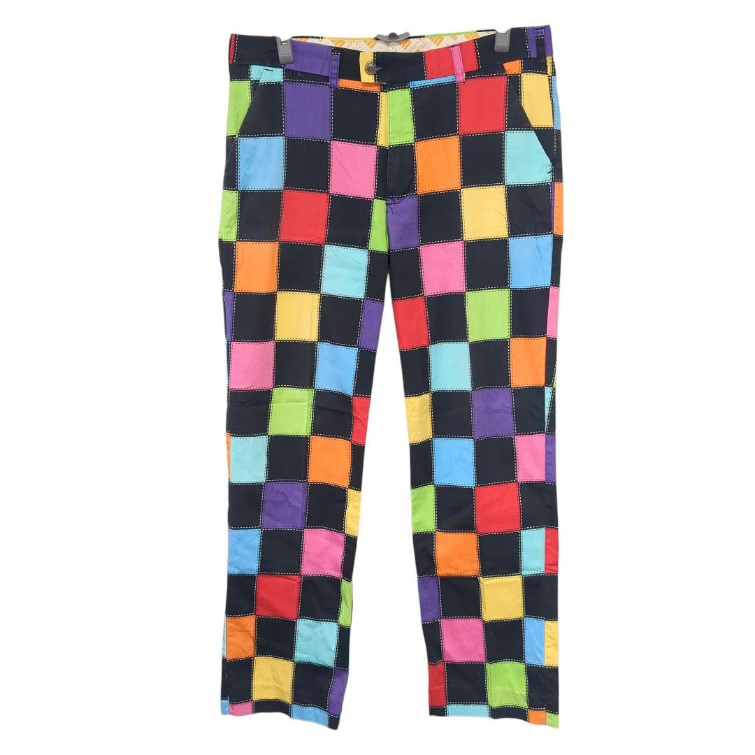 【希少】Loudmouth ラウドマウスゴルフパンツ 総柄 パッチワーク風 派手