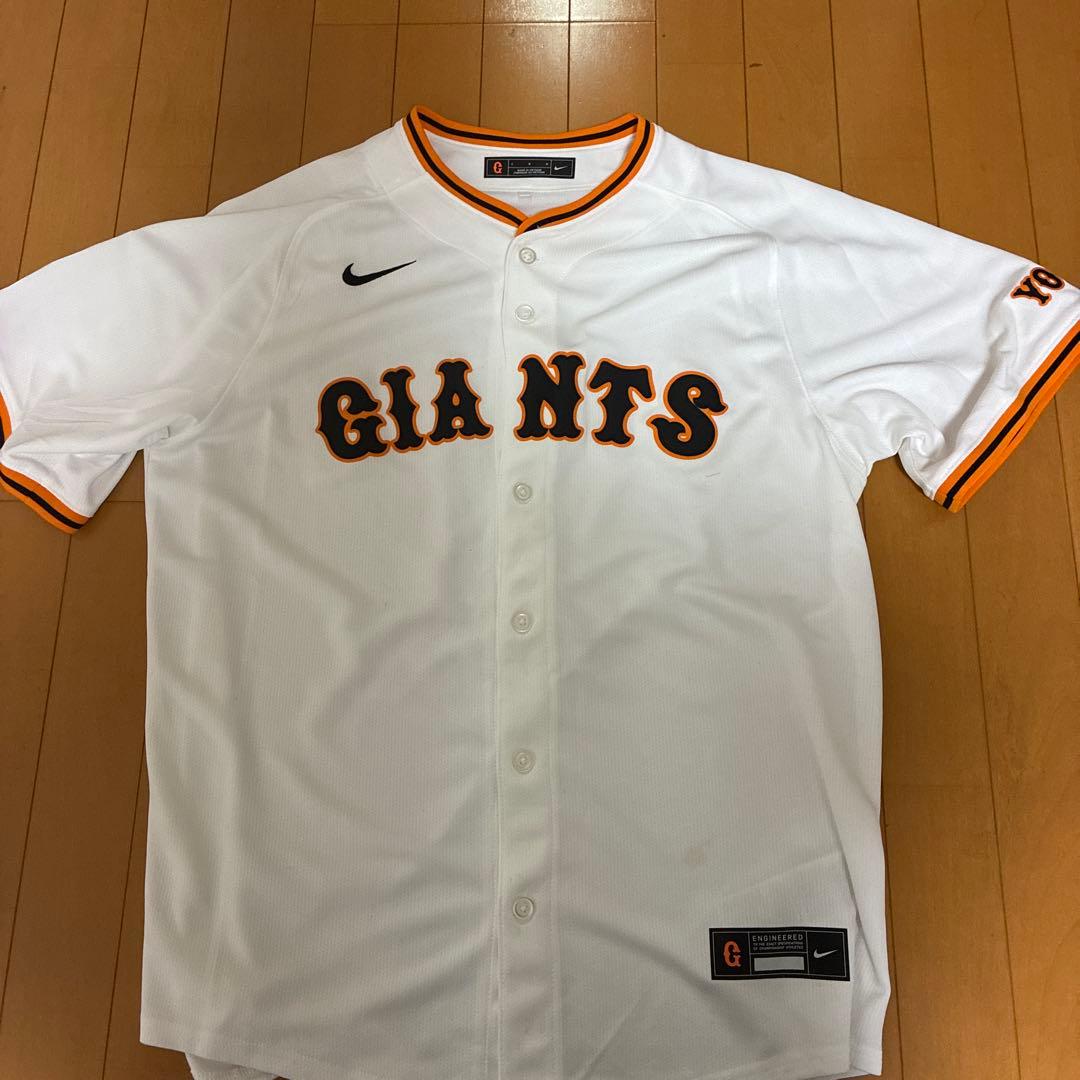 【OB品】Lサイズ 元ジャイアンツ長野選手レプリカユニホームNIKE2025