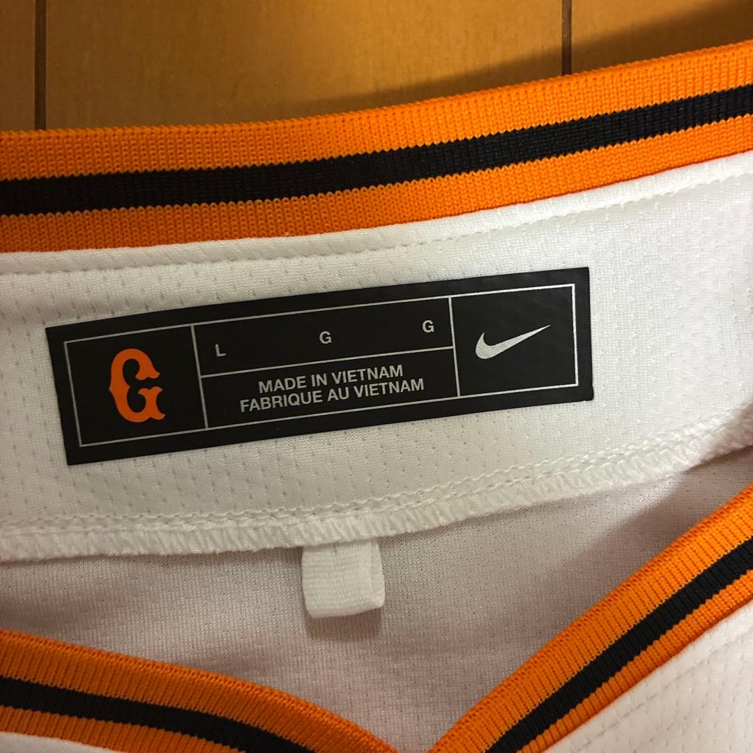 【OB品】Lサイズ 元ジャイアンツ長野選手レプリカユニホームNIKE2025