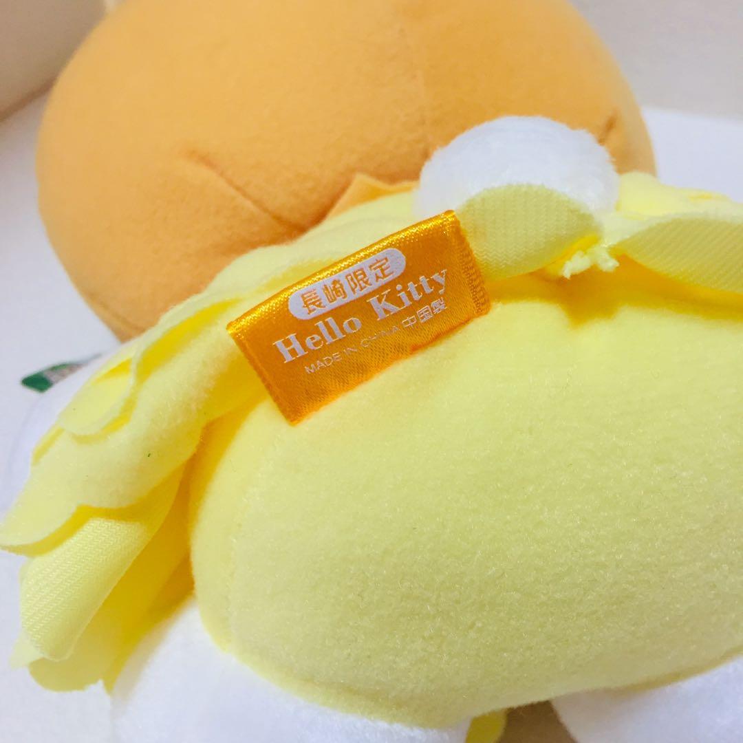 長崎限定・びわキティ/ぬいぐるみ/ご当地キティちゃん/希少/タグ付き極美品