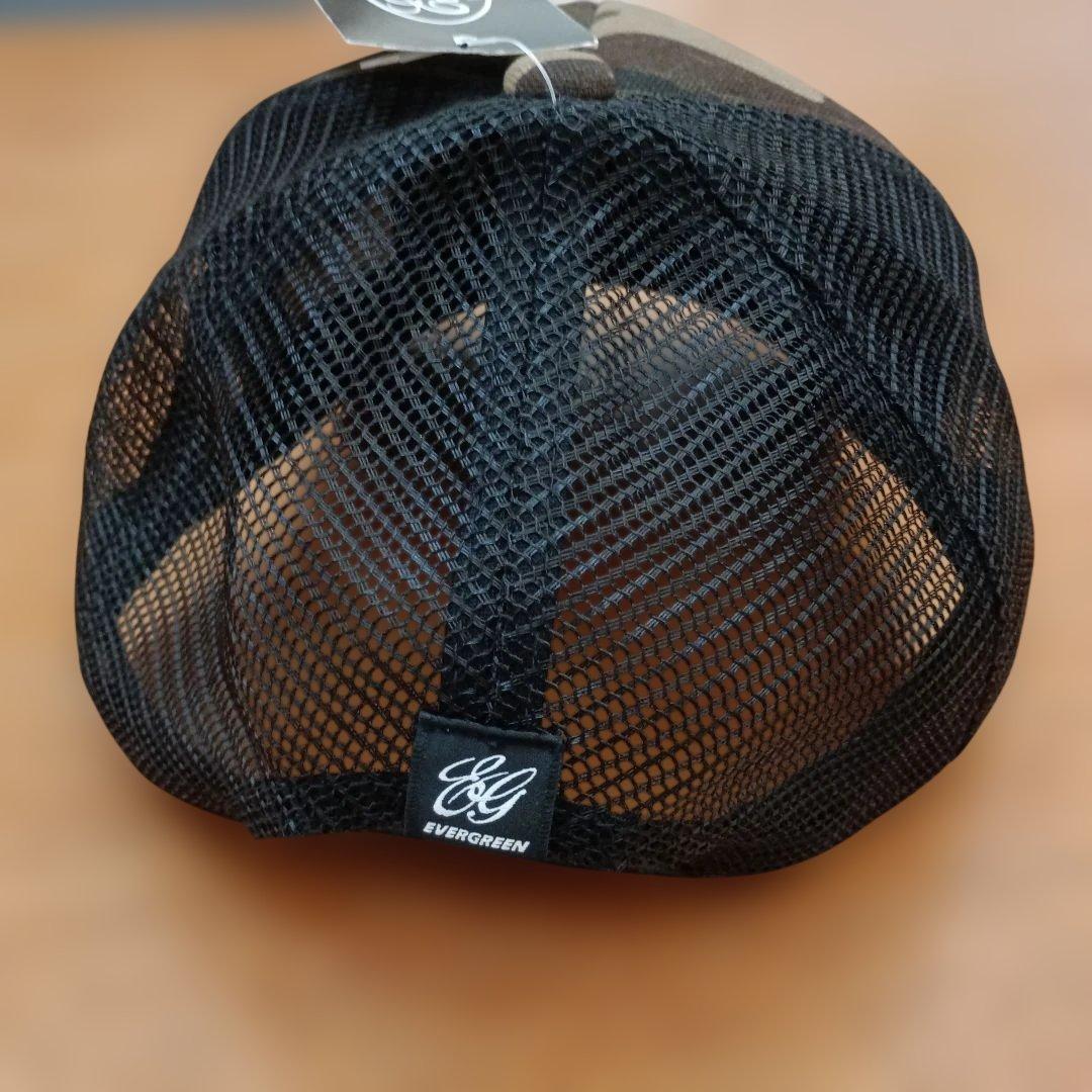 エバーグリーン ビッグロゴメッシュキャップ ブラウンカモ 完売品