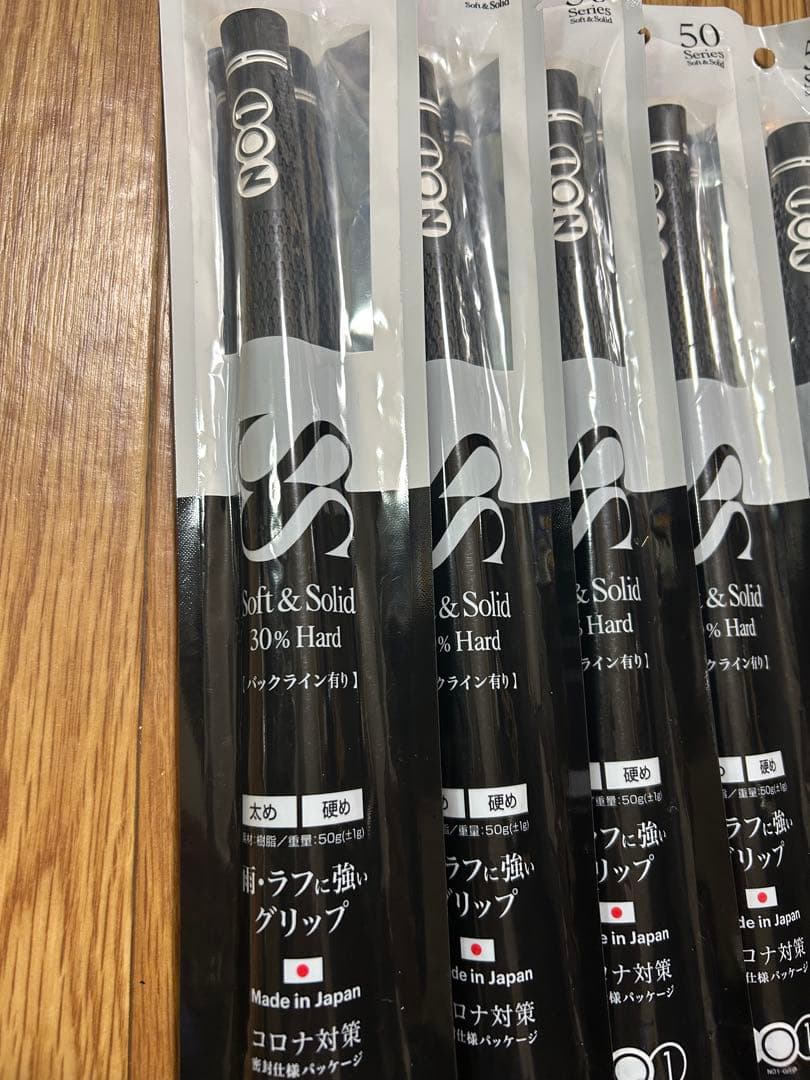 ナンバーワン　ソフト&ソリッド 30%ハード グリップ 6本セット