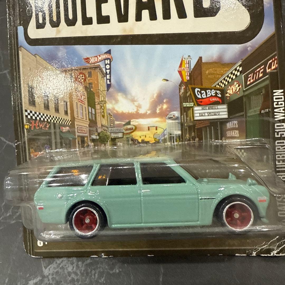ミニカー HOTWHEELS 71DATSUNS BOULEVARD510WAGON