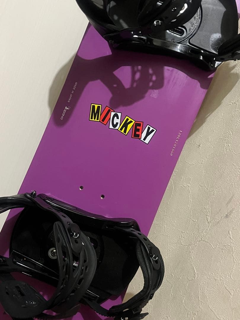 国産ボード！HART Mickey 138cm 新品バインセット