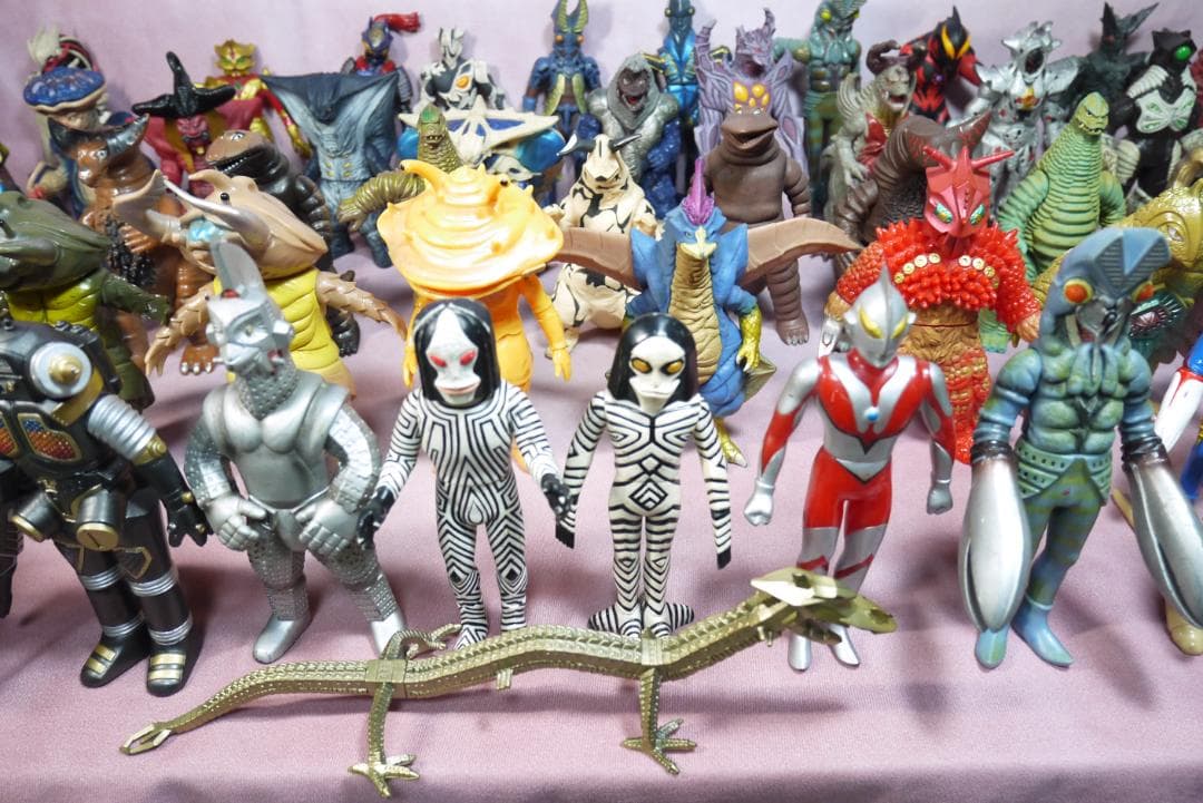 ウルトラ怪獣シリーズ　怪獣ソフビ　58体