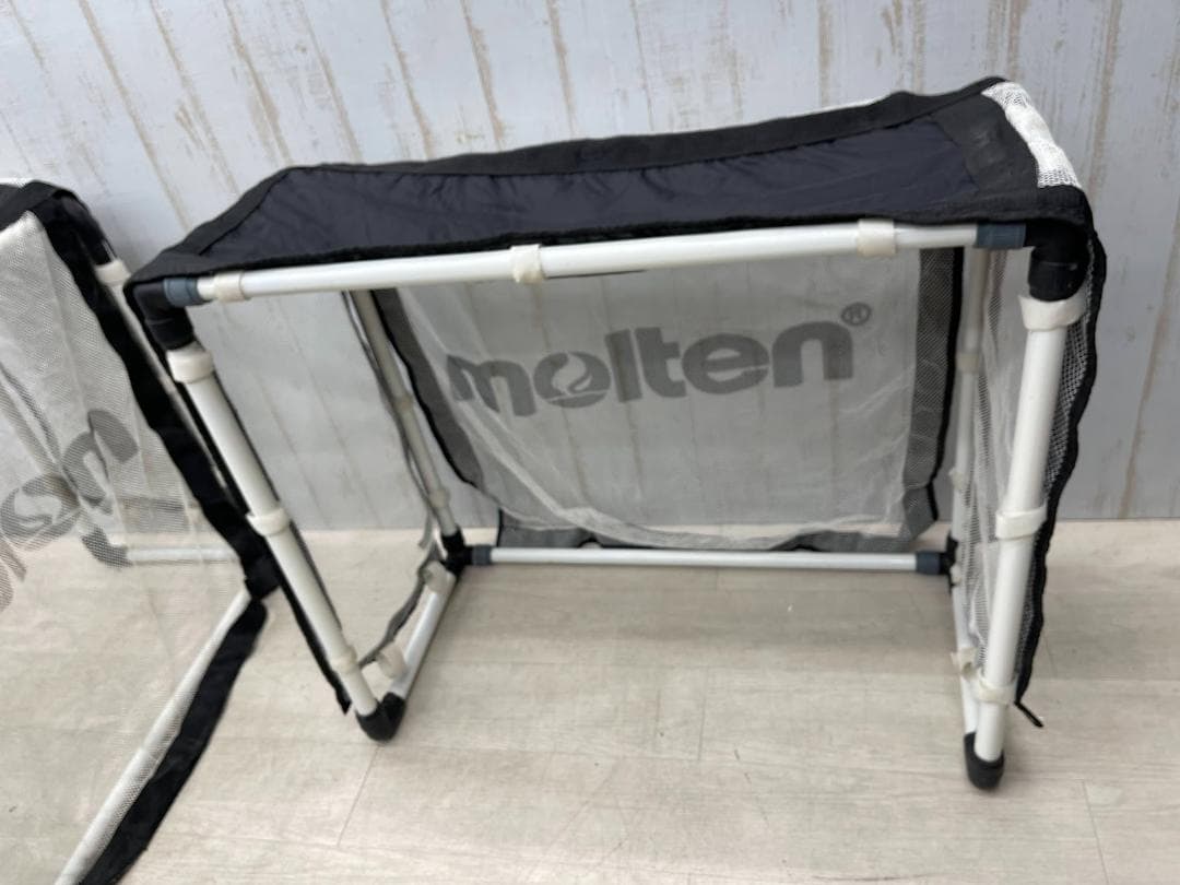molten サッカー用 ミニゴール 組み立て式 2点 サッカー フットサル