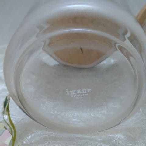イマン ダイアナローズ 木蓋ガラスキャニスターSMセット