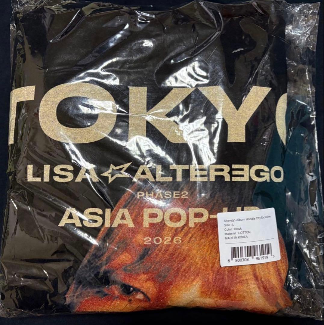 【即日発送】LiSA ポップアップ グッズ パーカー L BLACKPINK