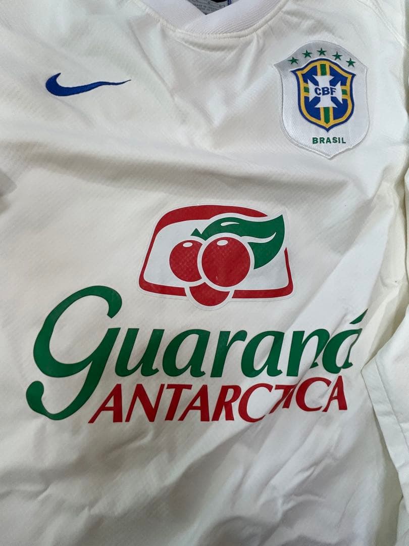 超貴重‼️ ブラジル代表•スタッフ支給品TRウエア・ホワイトUS−L・新品
