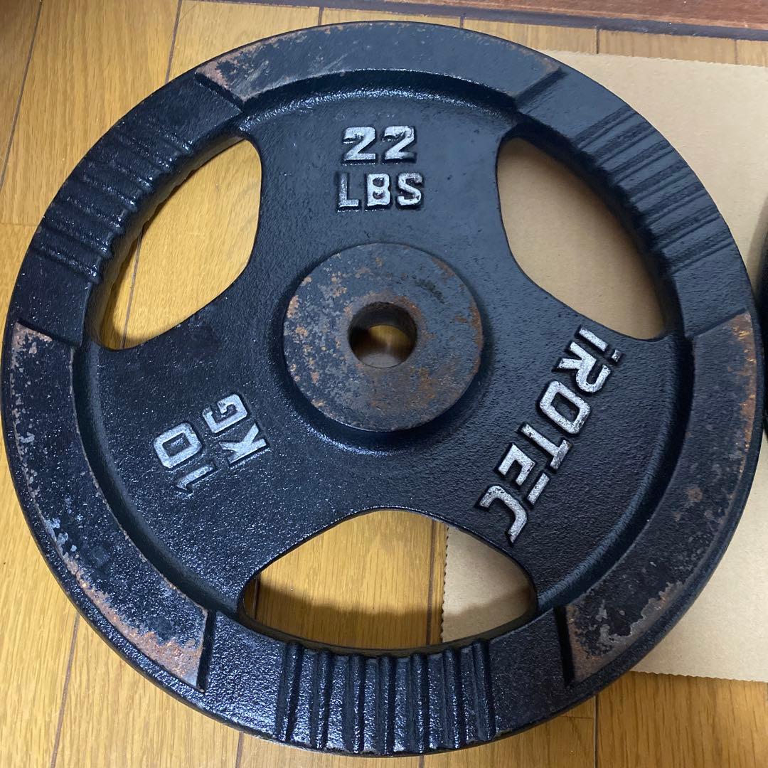 IROTEC 10kg ダンベルプレート 2枚セット
