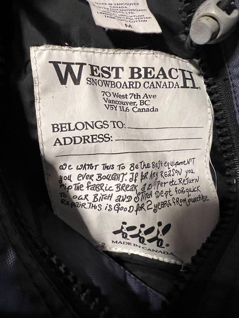 最新 限定品　2026年 モデル 新品 ‼️ WEST BEACH スノボーウェア