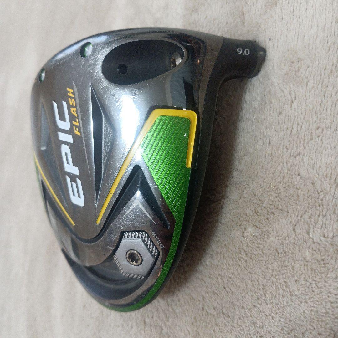Callaway EPIC FLASH ドライバー9.0°ヘッドのみ