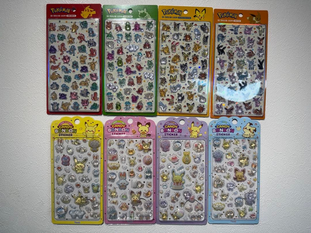24時間以内発送！韓国限定 ポケモン&ポケピース 8セット
