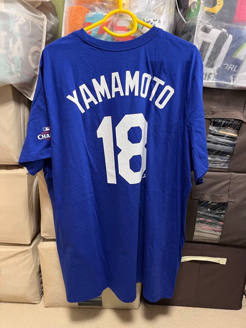 [新品！] ドジャース 2024 チャンピオンロゴTシャツ 山本由伸