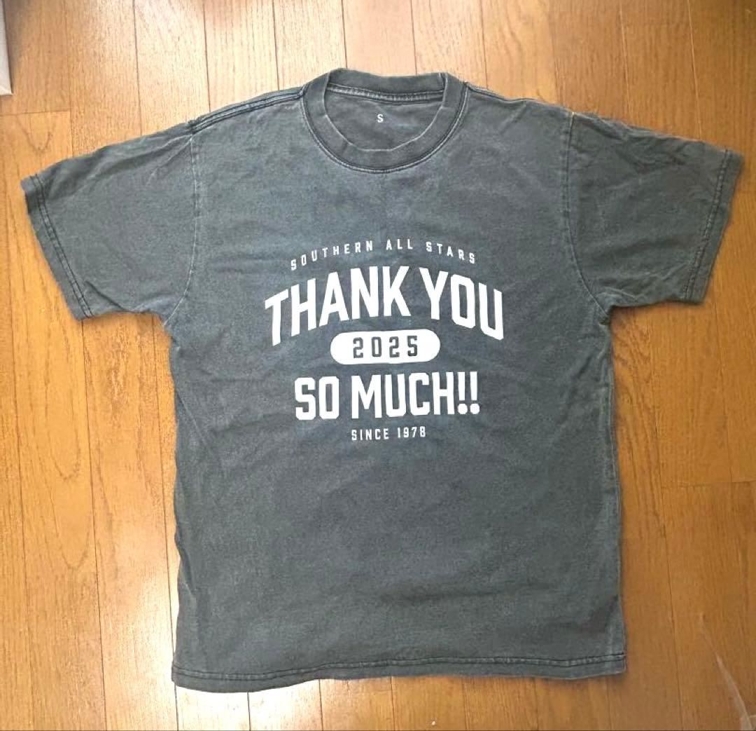 Sサイズ サザンオールスターズ 2025ヴィンテージ風Tシャツ 美品