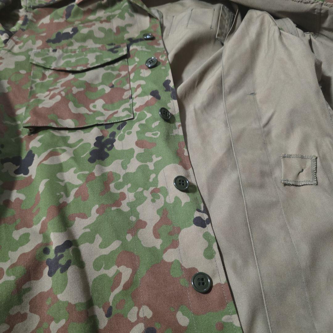 【未使用】陸上自衛隊 迷彩服 上下セット 2型迷彩 作業服 サバゲー 訓練服