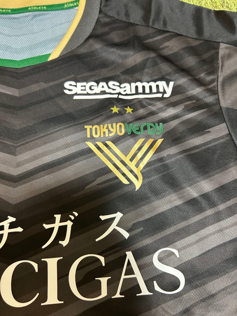 東京ヴェルディ2023キーパーホームユニフォーム+飯田雅浩　Mサイズ
