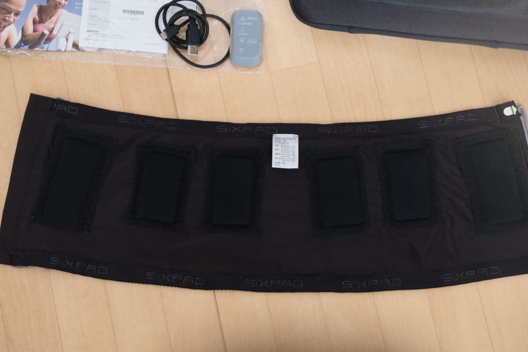 シックスパッド パワースーツ コアベルト【 GYM対応モデル】グレー S
