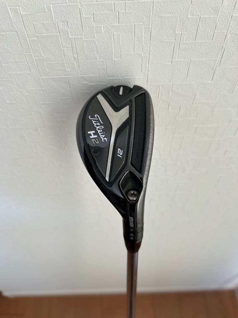 Titleist 818H2 21度UT ヘッドカバー付きAmTツアーホワイトS