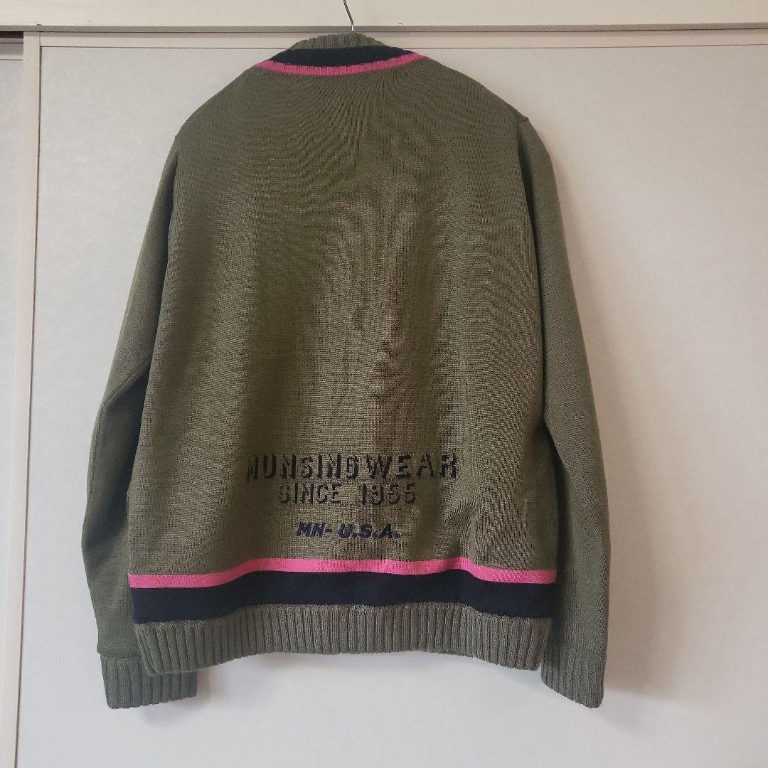 Munsingwear（マンシングウェア） 防風裏地付きニットブルゾン